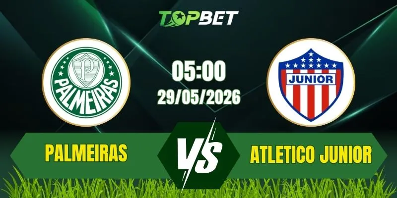 Soi Kèo Bóng Đá Palmeiras vs Atletico Junior 05:00 Ngày 29/05: Cạnh Tranh Ngôi Đầu