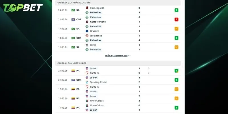 Tran Dau Giua Palmeiras Vs Atletico Junior Hua Hen Se Rat Hap Dan