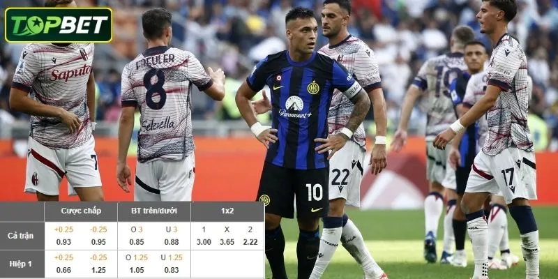 Ty Le Keo Chi Tiet Cua Tran Bologna Vs Inter Milan